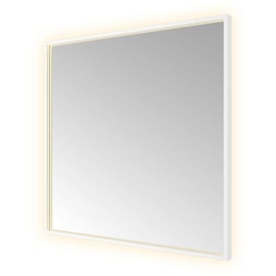 Spiegel Hotbath &MORE 80x80 cm LED-Verlichting Spiegelverwarming Vierkant Mat Wit