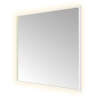 Spiegel Hotbath &MORE 80x80 cm LED-Verlichting Spiegelverwarming Vierkant Mat Wit Spiegel Hotbath &MORE 80x80 cm LED-Verlichting Spiegelverwarming Vierkant Mat Wit