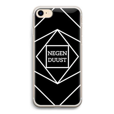 Negenduust geometrisch: iPhone 7 Transparant Hoesje