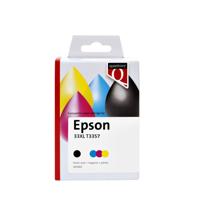 Inktcartridge Quantore alternatief tbv Epson T3357 zwart + 3 kleuren