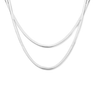 Multi-ketting Zilver Omega 3,3 mm 42 + 4 cm