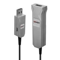 Lindy 42701 USB-kabel USB 3.2 Gen 1 (3.1 Gen 1) 50 m USB A Zwart, Zilver