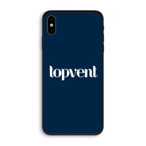 Topvent Navy: iPhone XS Biologisch afbreekbaar hoesje