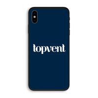 Topvent Navy: iPhone XS Biologisch afbreekbaar hoesje