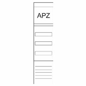 ZSD-V17/SA5/APZ-O  - Panel for distribution board ZSD-V17/SA5/APZ-O