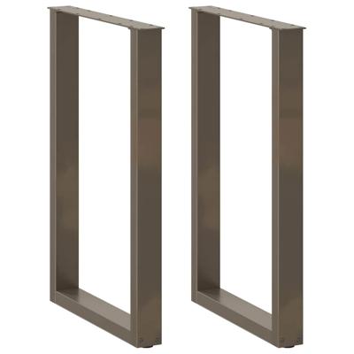 Bartafelpoten 2 st U-vormig 60x(90-91) cm staal naturel