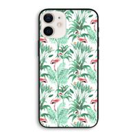 Flamingo bladeren: iPhone 12 Pro Biologisch afbreekbaar hoesje
