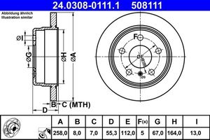 Powerdisc Remschijf 24030801111