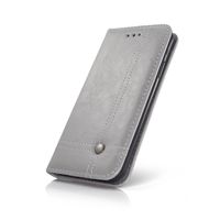 Smart Prestige Wallet Case voor iPhone X / XS Grijs - thumbnail
