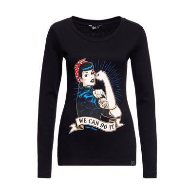 Queen Kerosin We Can Do It Longsleeve Black-M