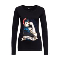 Queen Kerosin We Can Do It Longsleeve Black-M
