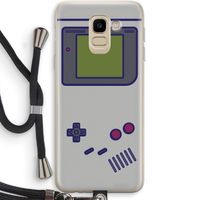 Game On: Samsung Galaxy J6 (2018) Transparant Hoesje met koord