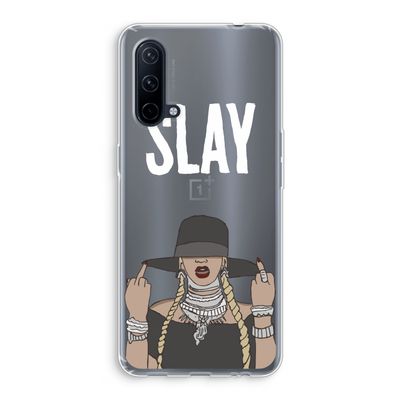 Slay All Day: OnePlus Nord CE 5G Transparant Hoesje