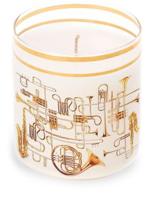 Seletti bougie Trumpets en porcelaine - Blanc