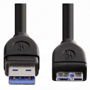 Hama 0.75m USB 3.0 A/USB 3.0 Micro B m/m USB-kabel 0,75 m USB 3.2 Gen 1 (3.1 Gen 1) USB A Micro-USB B Zwart