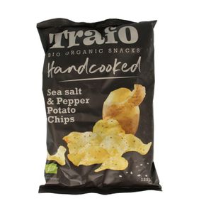 Chips handcooked zeezout & peper bio