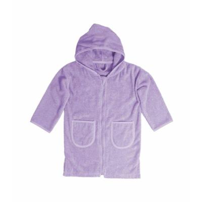 Funnies badjas katoen met rits lavendel-1-2 jaar Funnies badjas katoen met rits lavendel-1-2 jaar