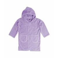 Funnies badjas katoen met rits lavendel-1-2 jaar