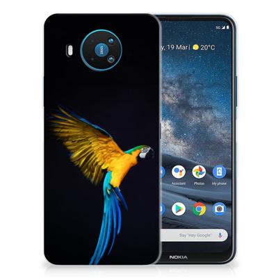 Nokia 8.3 | TPU Hoesje | Papegaai