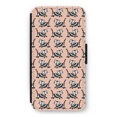 Zwarte poes: iPhone 11 Pro Max Flip Hoesje