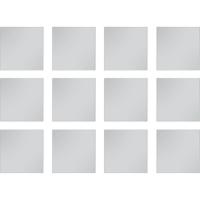 Trion Aria Spiegeltegels 15x15 cm - Set van 12 - Hoogwaardig Spiegelglas