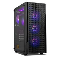 ATX Semi-toren doos Nox-Xtreme INFINITY BETA Airflow ARGB Zwart