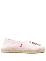 Kenzo espadrilles à broderies Lucky Tiger - Rose - thumbnail