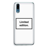 Limited edition: Huawei P20 Transparant Hoesje