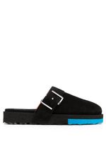 Off-White chaussons Sponge à détail de boucle - Noir