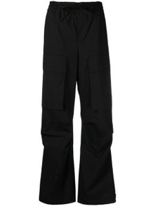 P.A.R.O.S.H. pantalon en coton à poches cargo - Noir