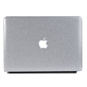 Lunso MacBook Air 13 inch (2018-2019) cover hoes - case - Glitter zilver