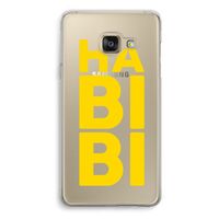 Habibi Blue: Samsung A3 (2017) Transparant Hoesje