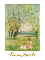 Kunstdruk Claude Monet - Donna sotto i salici 60x80cm
