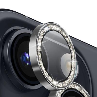 iPhone 16 Pro Max/Pro Armorite Camera Lens Protectors - Rhinestone Titanium