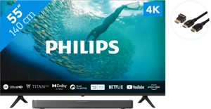 Philips 55PUS7009  + Soundbar + Hdmi kabel