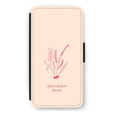 Where flowers bloom: iPhone 11 Pro Max Flip Hoesje
