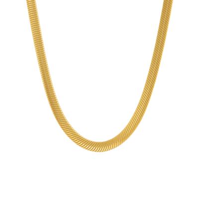 Snake ketting - Stainless steel - Goud