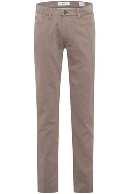 Brax Straight Fit Broek kameel, Effen