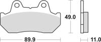 TRW Brake pad mcb 512 sh sintered metal