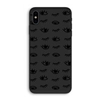 Eye pattern #2: iPhone X Biologisch afbreekbaar hoesje