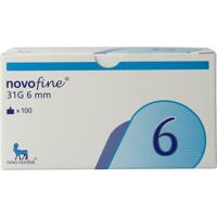 Novo Nordisk Novofine naalden 0.25 x 6 mm 31 gram Novo Nordisk Novofine naalden 0.25 x 6 mm 31 gram