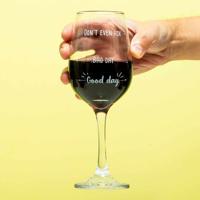 Good Day Bad Day wijnglas