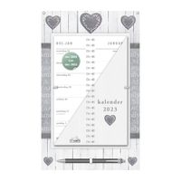 Omslagkalender Home wit 2023 - Spiraalgebonden (8719231166233) - thumbnail