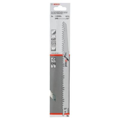 Bosch Professional S1531L Reciprozaagblad 240mm Top for Wood VE=2 - 2608650613