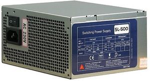 Inter-Tech SL-500A power supply unit 500 W 20+4 pin ATX ATX Grijs