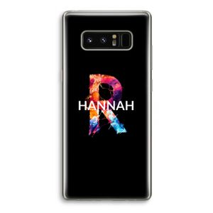 Abstract Spectrum: Samsung Galaxy Note 8 Transparant Hoesje