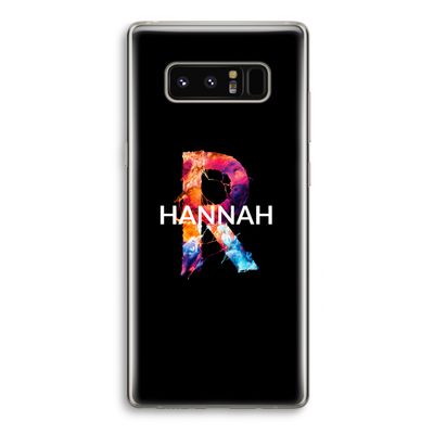 Abstract Spectrum: Samsung Galaxy Note 8 Transparant Hoesje