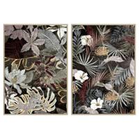Canvas DKD Home Decor polyestyreen Canvas 83 x 4,5 x 122,5 cm