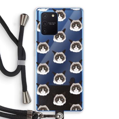 It's a Purrr Case: Samsung Galaxy Note 10 Lite Transparant Hoesje met koord