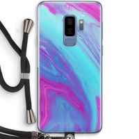 Zweverige regenboog: Samsung Galaxy S9 Plus Transparant Hoesje met koord Zweverige regenboog: Samsung Galaxy S9 Plus Transparant Hoesje met koord